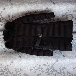 Buerberry black winter coat size XS